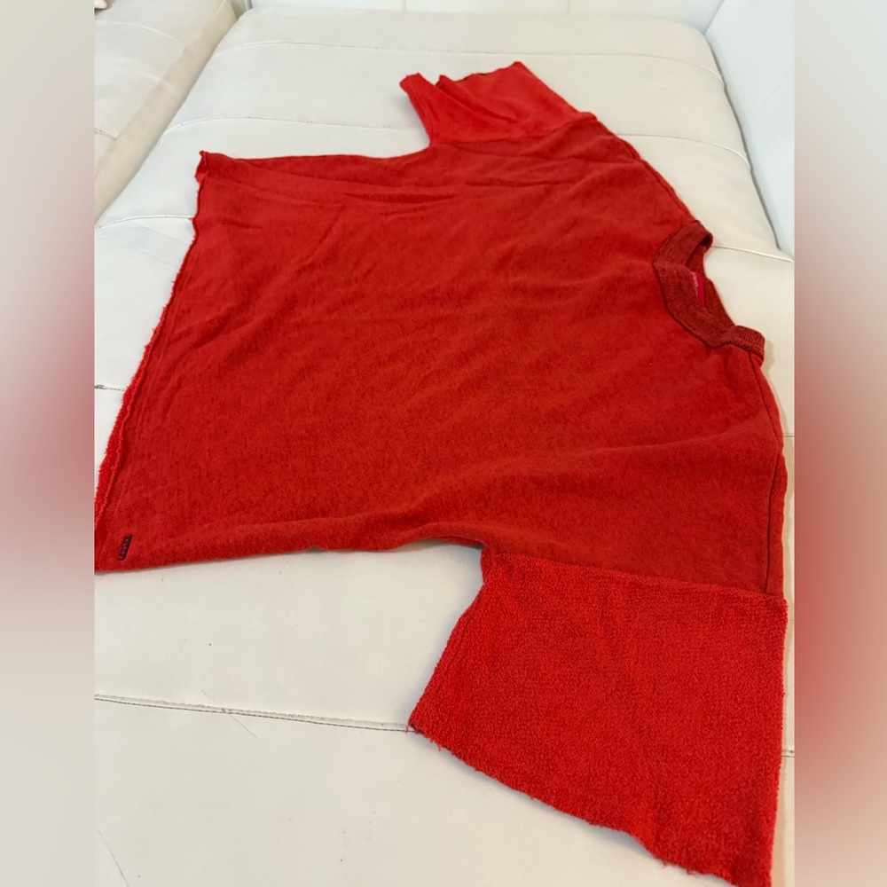 n:PHILANTHROPY red Sweatpants & sweatshirt & top 3 piece holiday coord Set small - Picture 5 of 14
